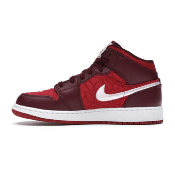 Air Jordan 1 Mid SE Red Quilt