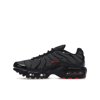 Nike Air Max Plus Black University Red Reflective Silver Sneakerzone