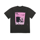 Travis Scott Cactus Jack For Fragment Pink Sunrise T-shirt Washed Black