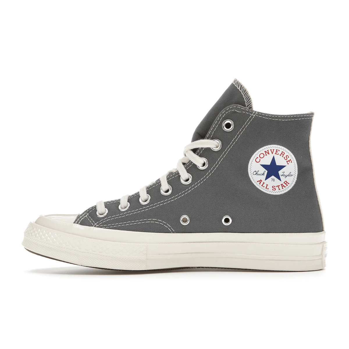 Converse Chuck Taylor All Star 70 Hi Comme des Garcons PLAY Grey - Sneakerzone