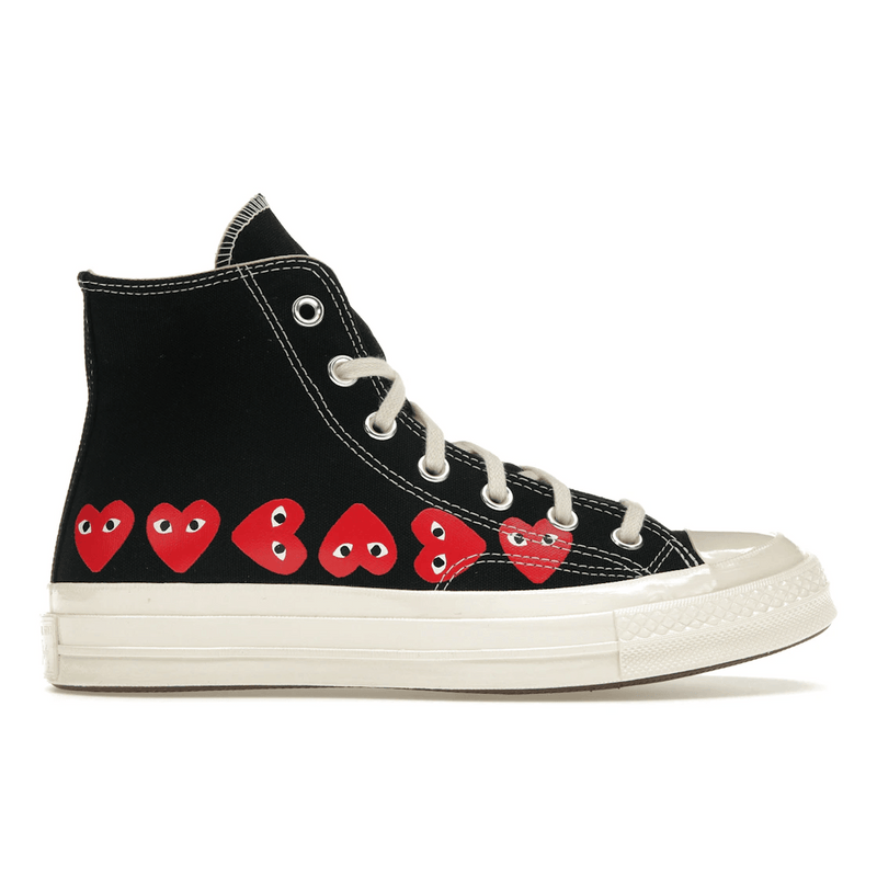 Converse Chuck Taylor All Star 70 Hi Comme des Garcons PLAY Multi-Heart Black product image