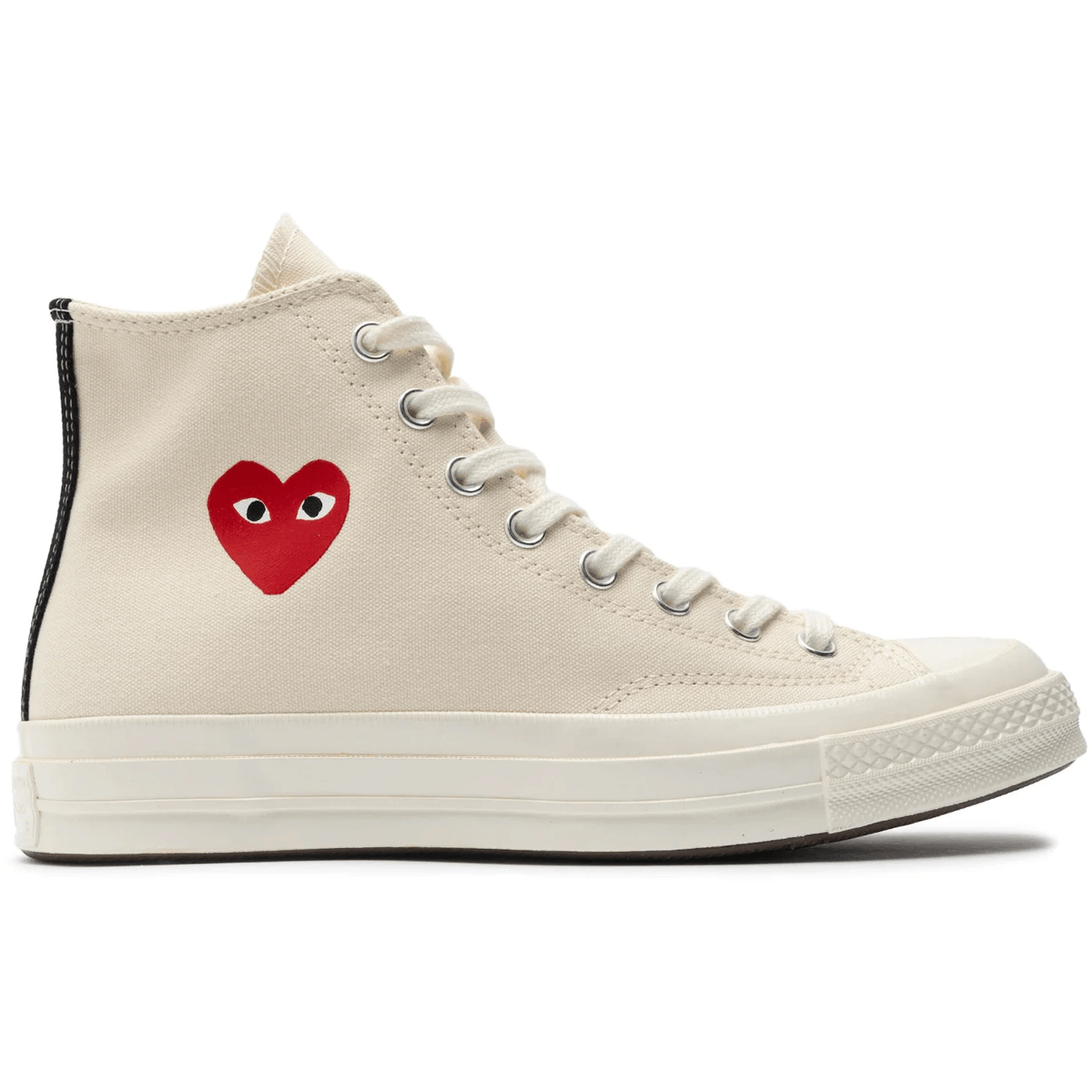 Converse Chuck Taylor All Star 70 Hi Comme des Garcons PLAY Single Heart Milk - Sneakerzone