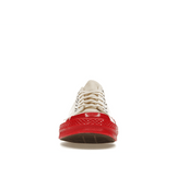 Converse Chuck Taylor All Star 70 Ox Comme des Garcons PLAY Egret Red Midsole - Sneakerzone