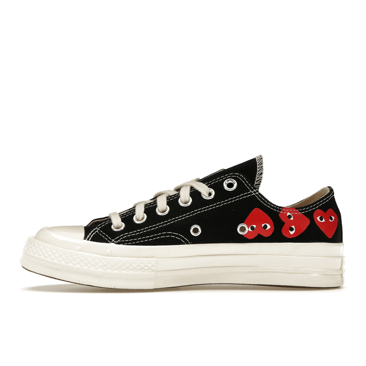 Converse Chuck Taylor All Star 70 Ox Comme des Garcons PLAY Multi-Heart Black - Sneakerzone