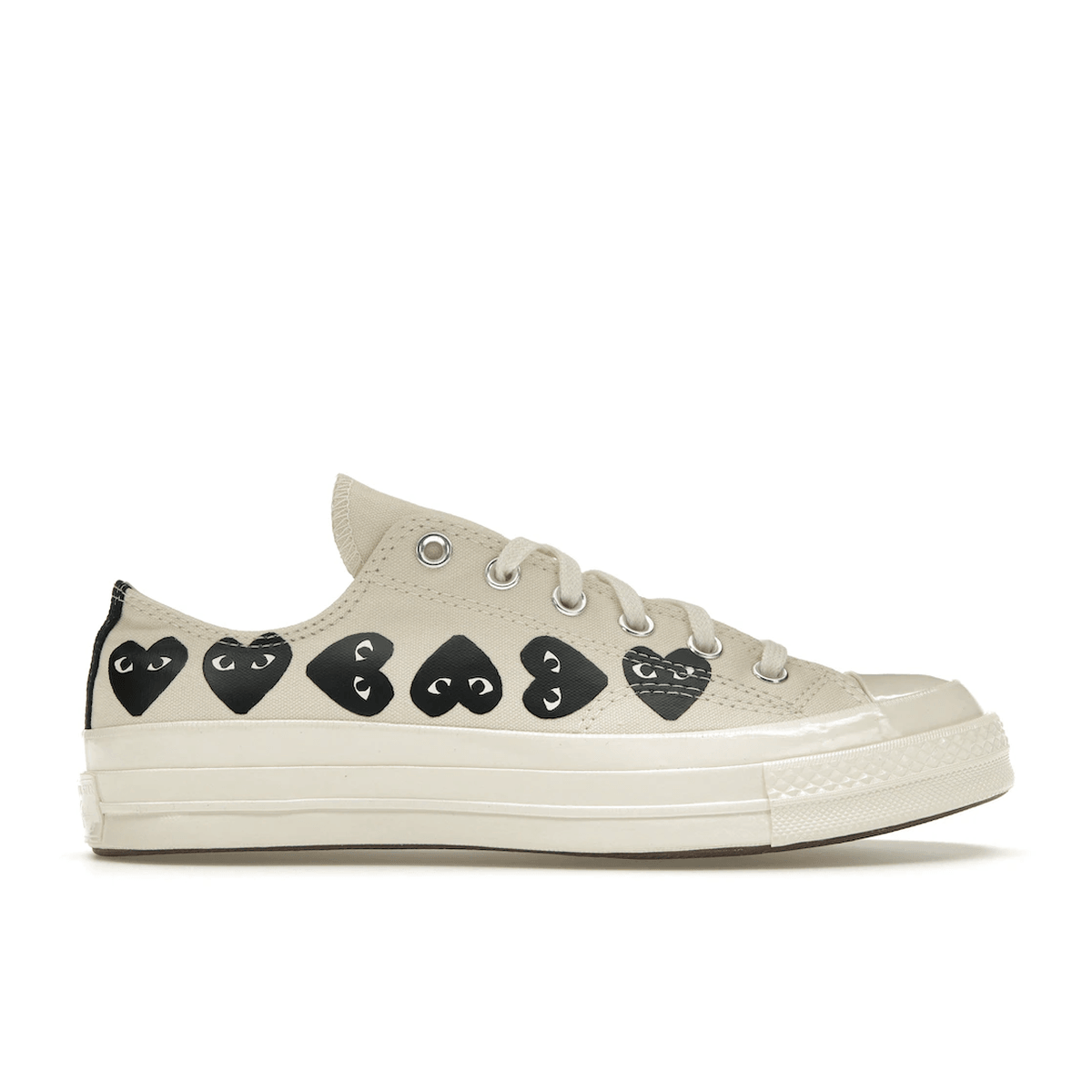 Converse Chuck Taylor All Star 70 Ox Comme des Garcons PLAY Multi-Heart Milk - Sneakerzone