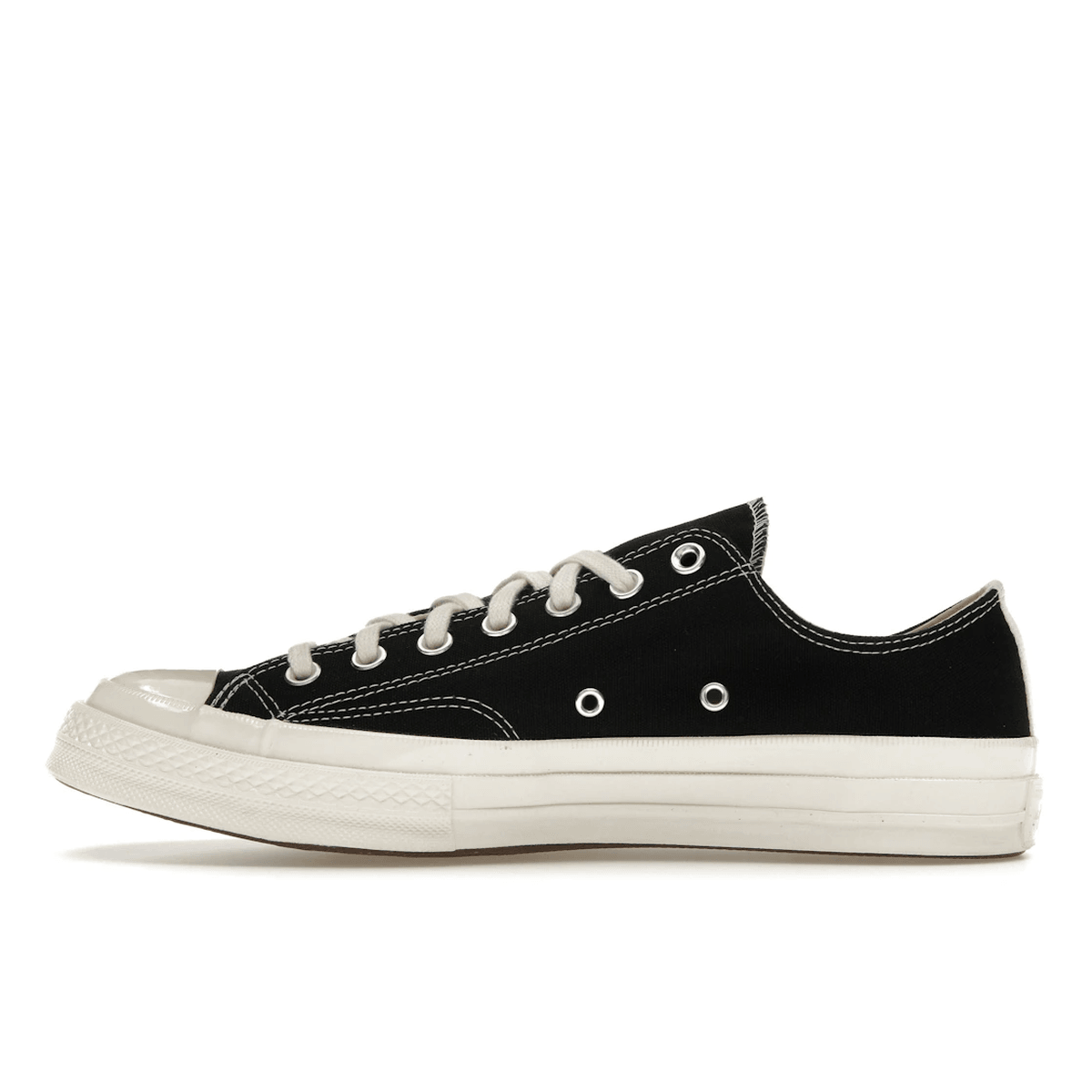 Converse Chuck Taylor All Star 70 Ox Comme des Garcons PLAY Single Heart Black - Sneakerzone