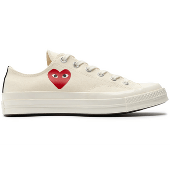 Converse Chuck Taylor All Star 70 Ox Comme des Garcons PLAY Single Heart Milk - Sneakerzone