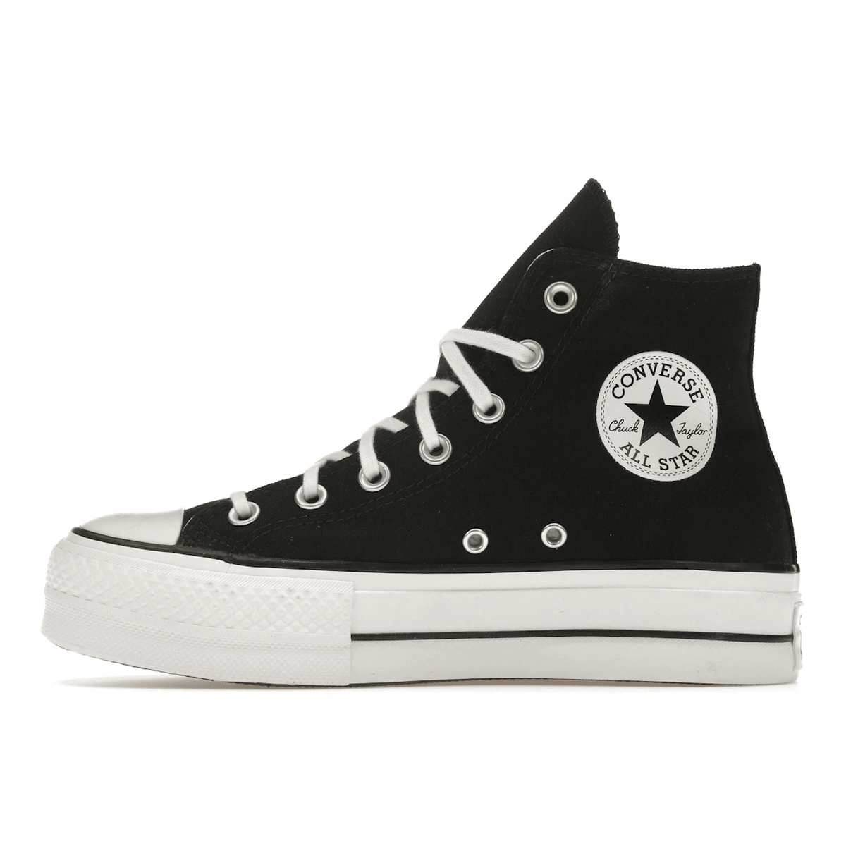 Converse Chuck Taylor All Star Hi Platform Black White - Sneakerzone