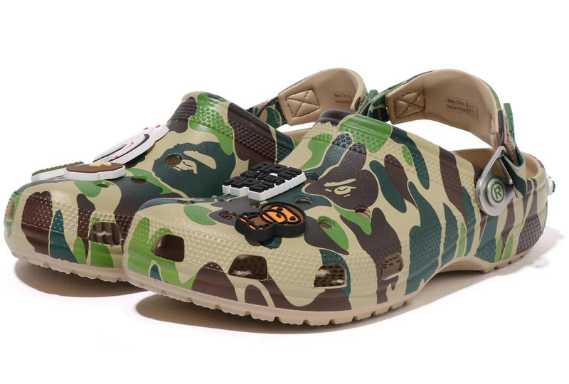Crocs Classic Clog A Bathing Ape ABC Camo Green product image