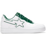 A Bathing Ape Bape Sta Patent Leather White Green