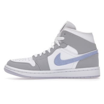 Air Jordan 1 Mid Wolf Grey Aluminum