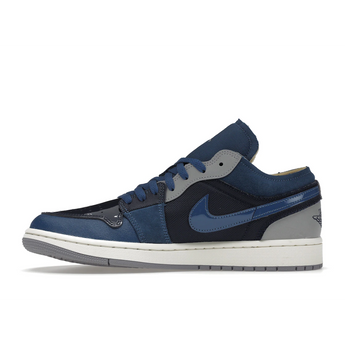 Air Jordan 1 Low SE Craft Obsidian French Blue Ashen Slate White