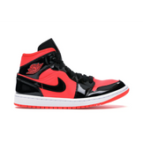 Air Jordan 1 Mid Hot Punch Black