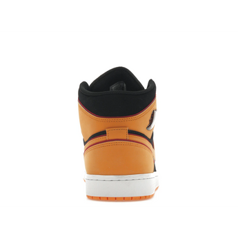 Air Jordan 1 Mid Fat Tongue Black Orange