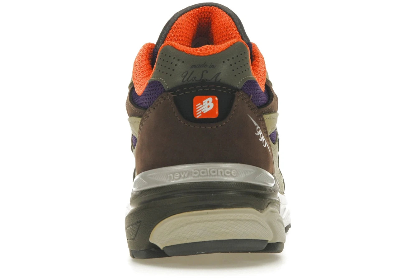 New Balance 990v3 MiUSA Teddy Santis Khaki Orange