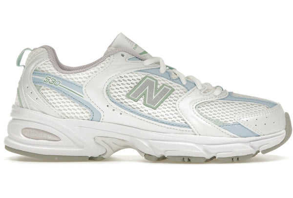 New Balance 530 White Light Chrome Blue Clay Ash