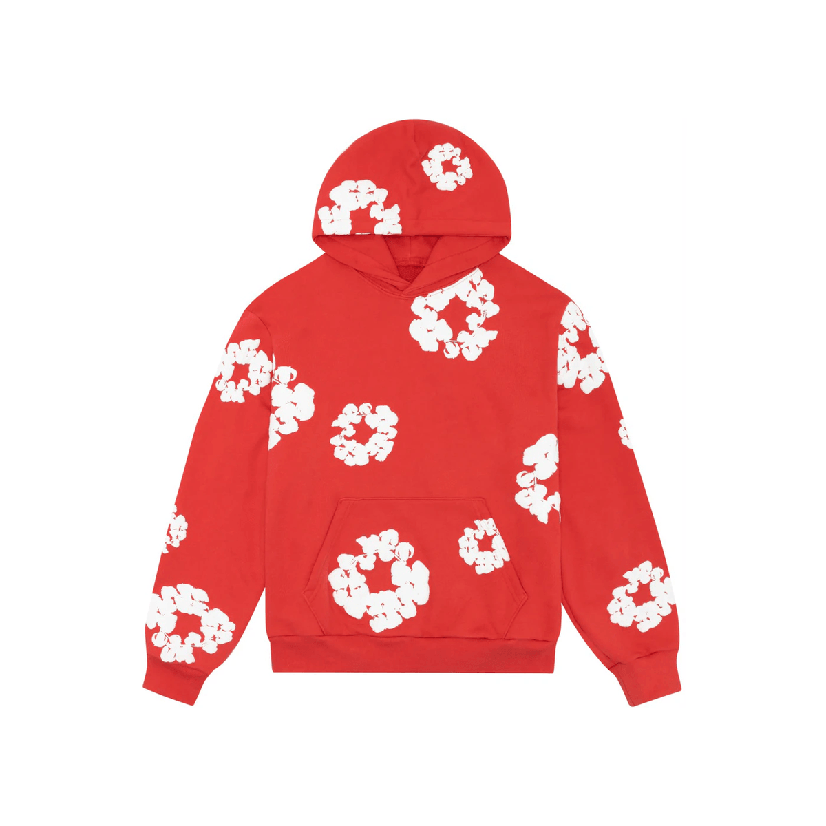 Denim Tears Cotton Wreath Sweatshirt Red - Sneakerzone