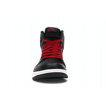 Air Jordan 1 Retro High Black Satin Gym Red