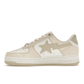 A Bathing Ape Bape Sta Beige Calf Hair