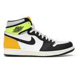 Air Jordan 1 Retro High White Black Volt University Gold