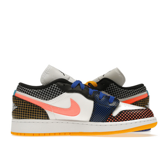 Air Jordan 1 Low MMD Multi-Color Grid