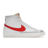 Nike Blazer Mid 77 Vintage Mismatched Swoosh Blue Red