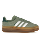 Adidas Gazelle Bold Silver Green Gum