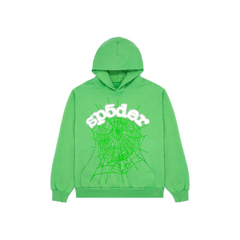 Sp5der Web Hoodie Slime Green