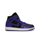 Air Jordan 1 Mid Purple Black