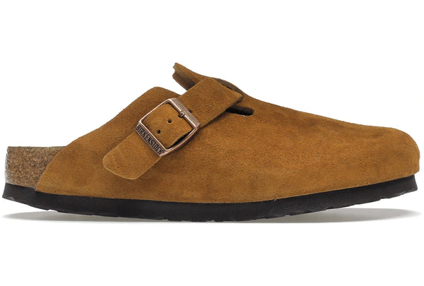 Birkenstock Boston Soft Footbed Suede Mink