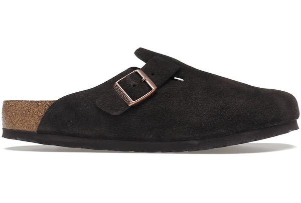 Birkenstock Boston Soft Footbed Suede Mocha