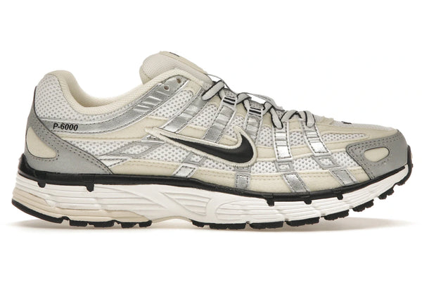 Nike P-6000 Coconut Milk Metallic Silver