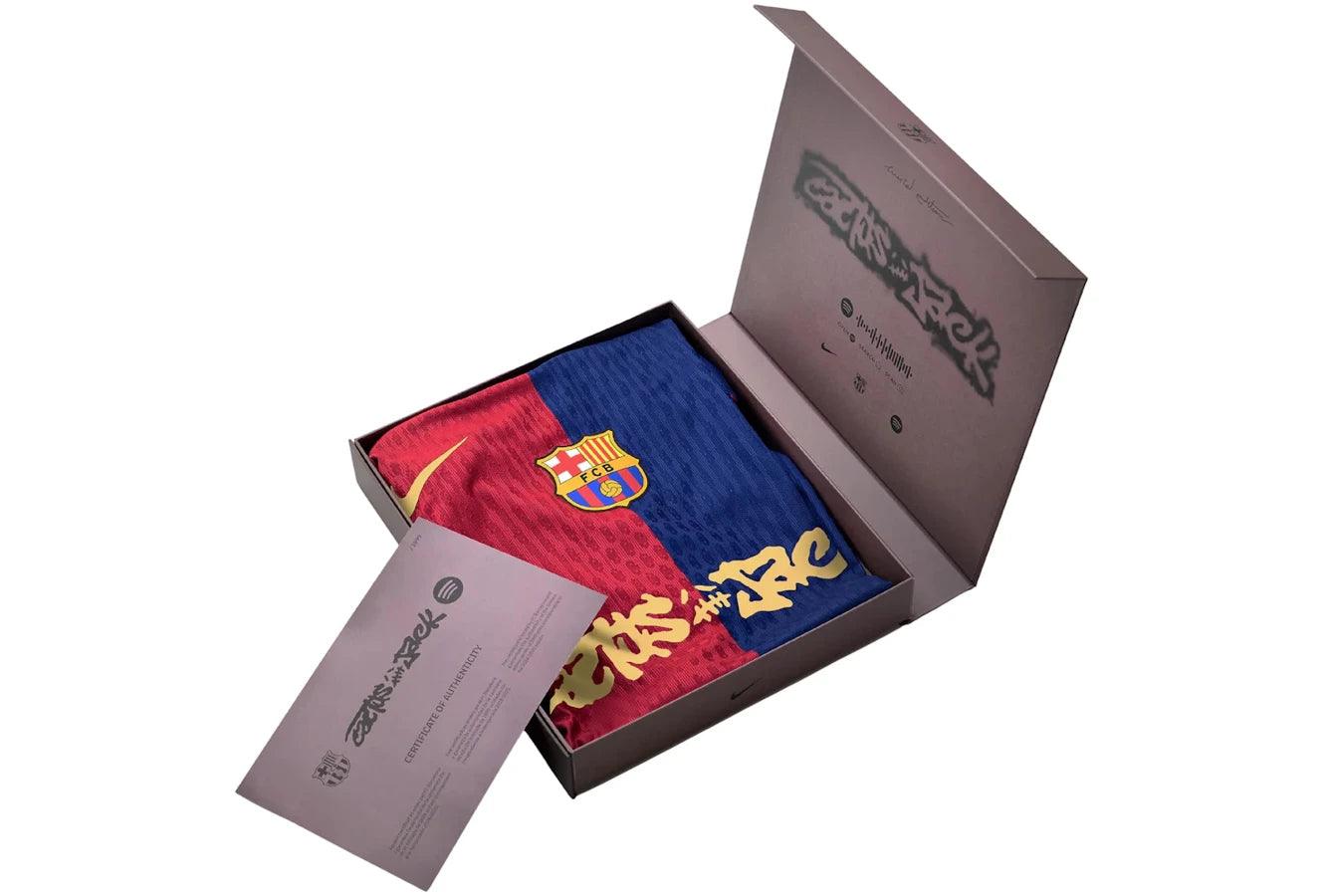 FC Barcelona x Travis Scott Limited Edition Match Home 2024/25 Jersey Blue/Scarlet - Sneakerzone