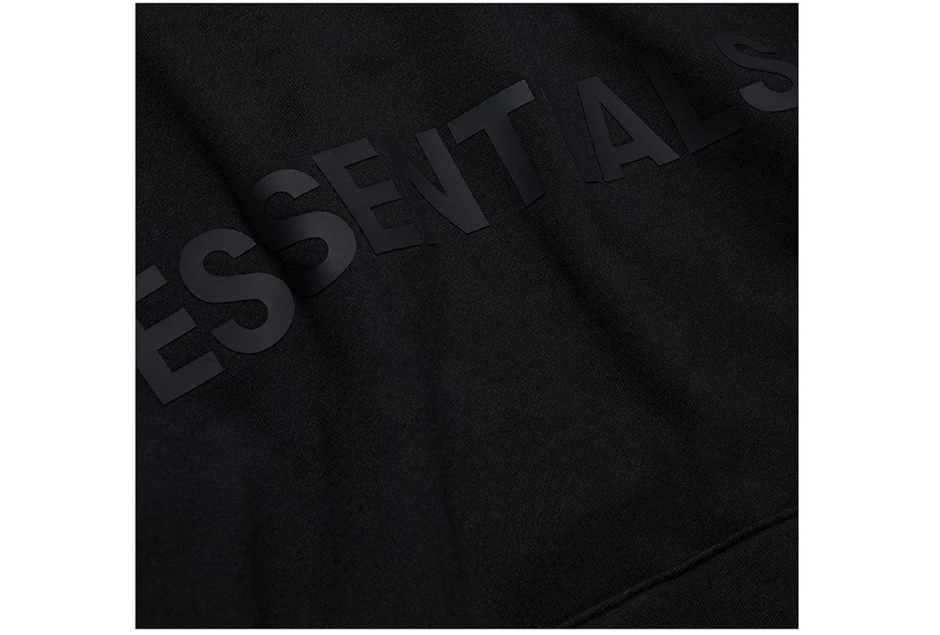 Fear of God Essentials Pullover Hoodie Applique Logo Dark Slate/Stretch Limo/Black - Sneakerzone