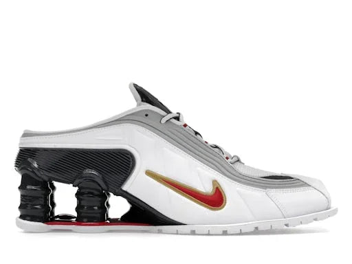 Nike Shox MR4 Mule Martine Rose Metallic Platinum Varsity Red product image