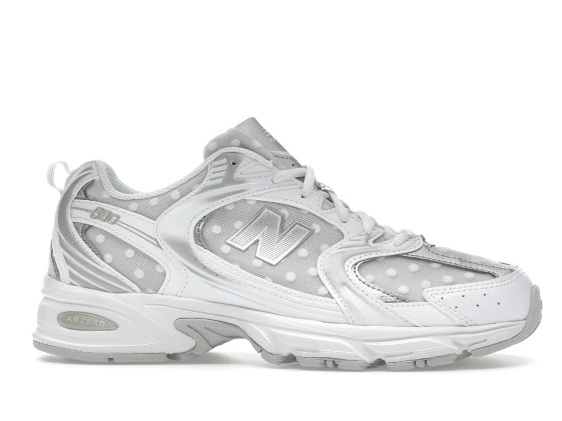 New Balance 530 Silver Metallic Polka Dots