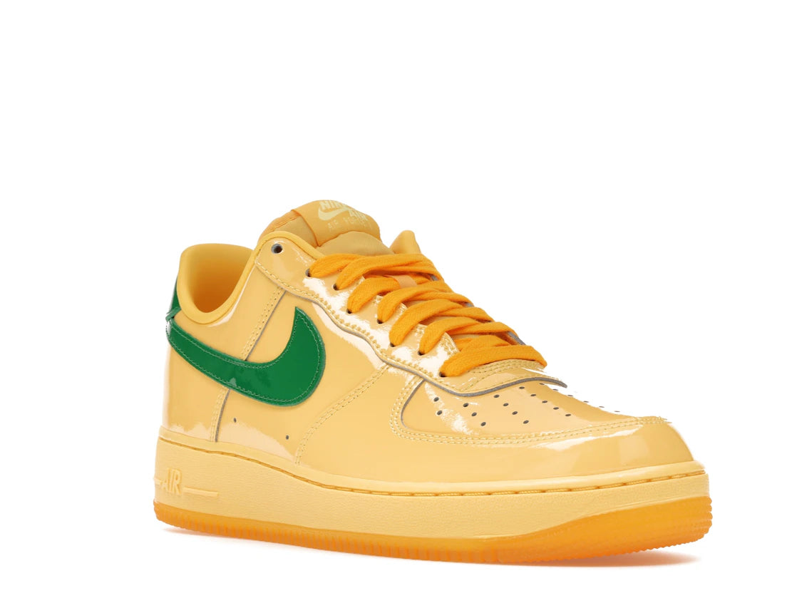 Nike Air Force 1 Low Patent Leather Topaz Gold Pine Green secondary image