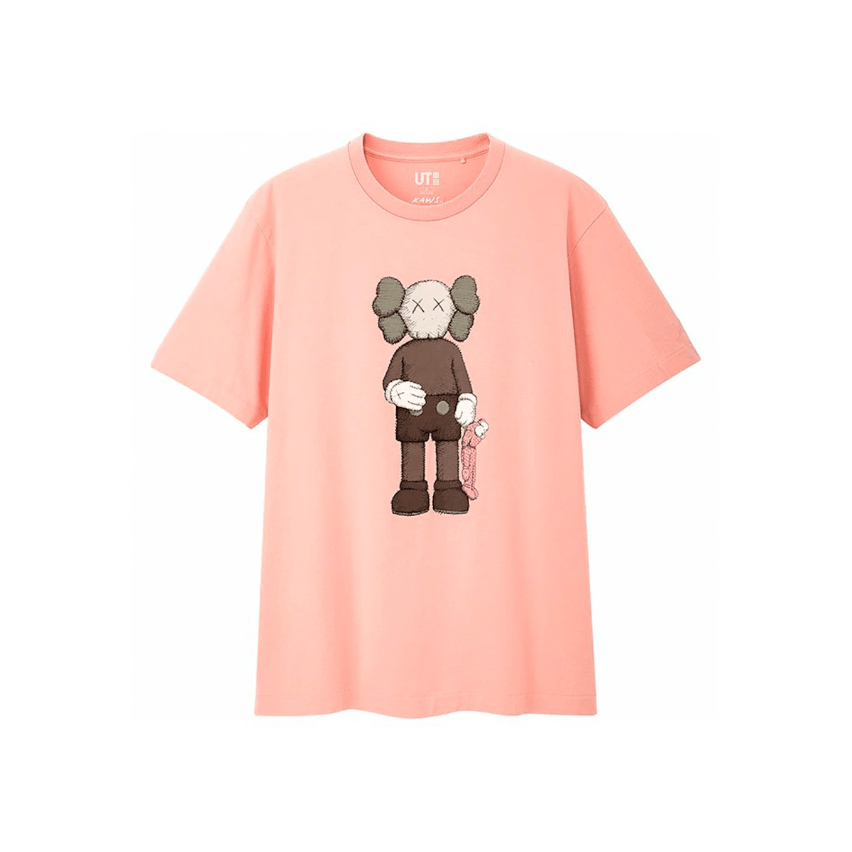 KAWS x Uniqlo Companion Tee Pink - Sneakerzone