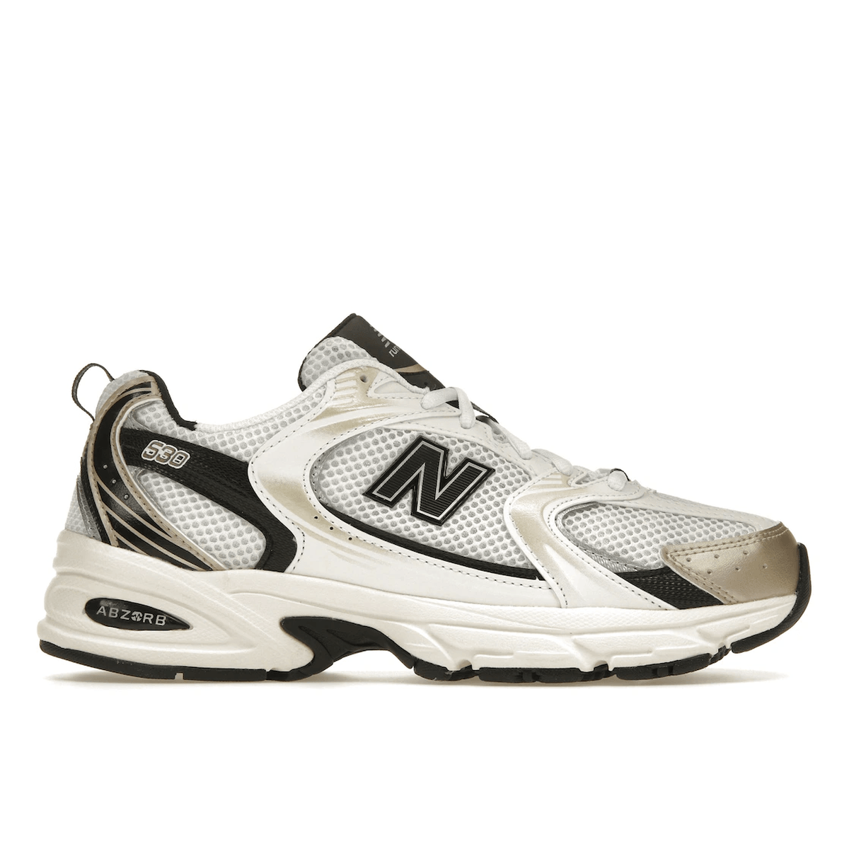 New Balance 530 White Light Gold Metallic - Sneakerzone