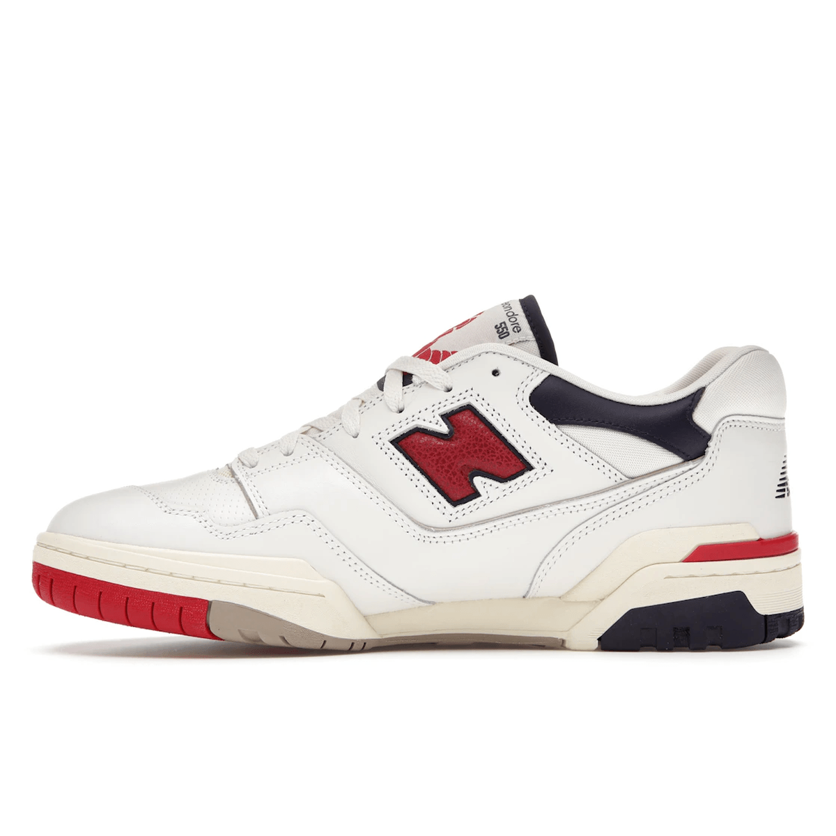 New Balance 550 Aime Leon Dore White Navy Red - Sneakerzone