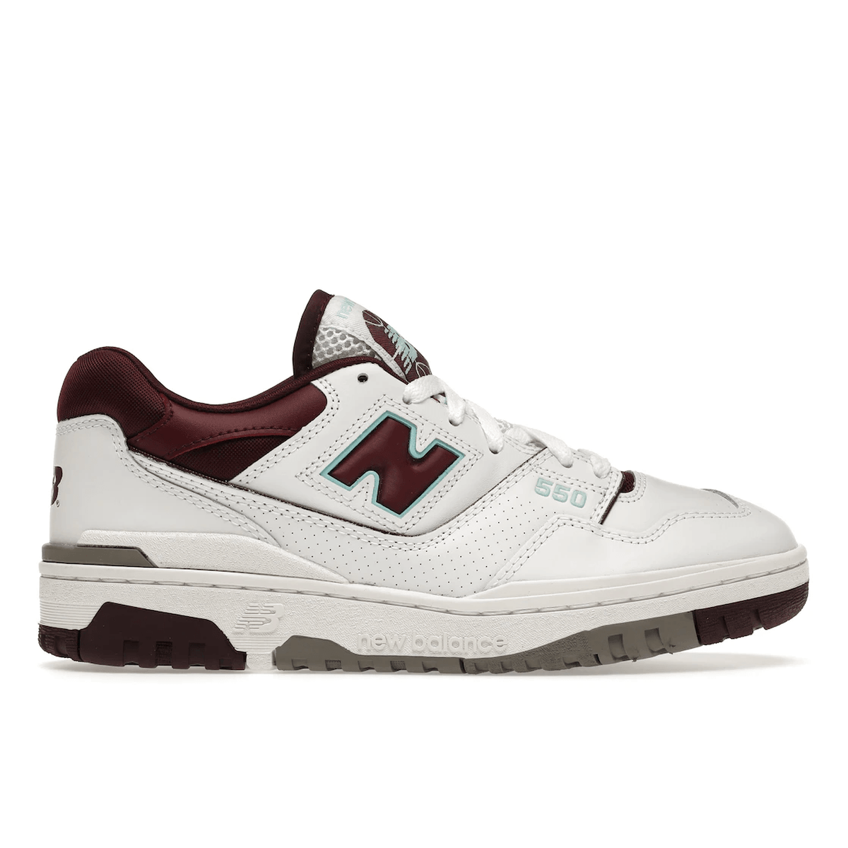 New Balance 550 Burgundy Cyan - Sneakerzone