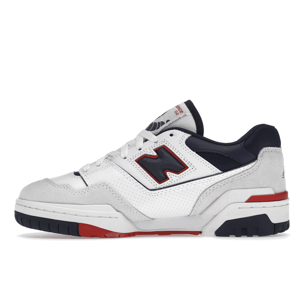 New Balance 550 Premium White Navy Red - Sneakerzone