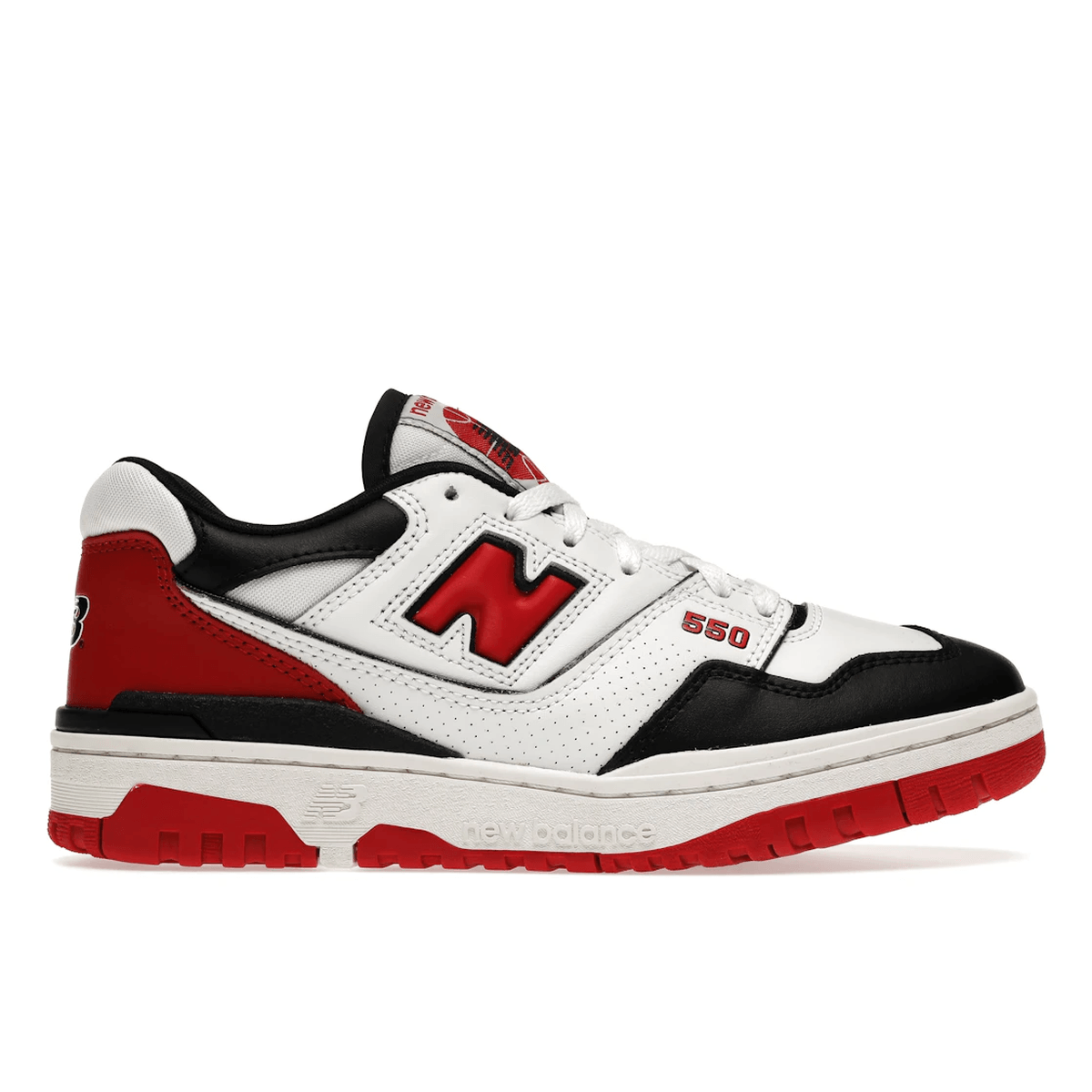 New Balance 550 White Red Black - Sneakerzone