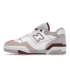 New Balance 550 White Scarlet - Sneakerzone