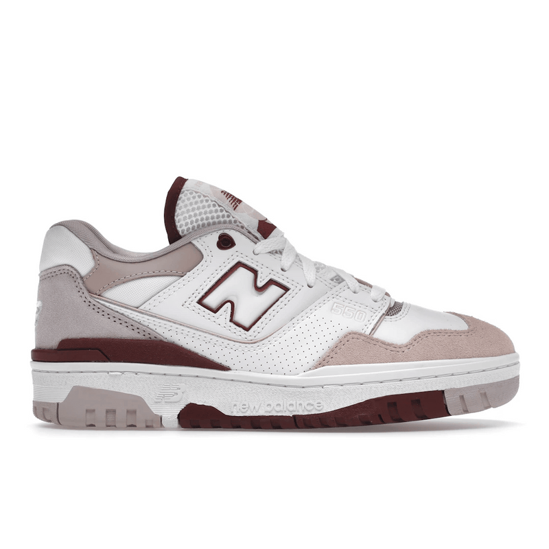 New Balance 550 White Scarlet product image