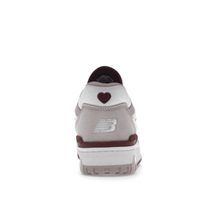 New Balance 550 White Scarlet - Sneakerzone
