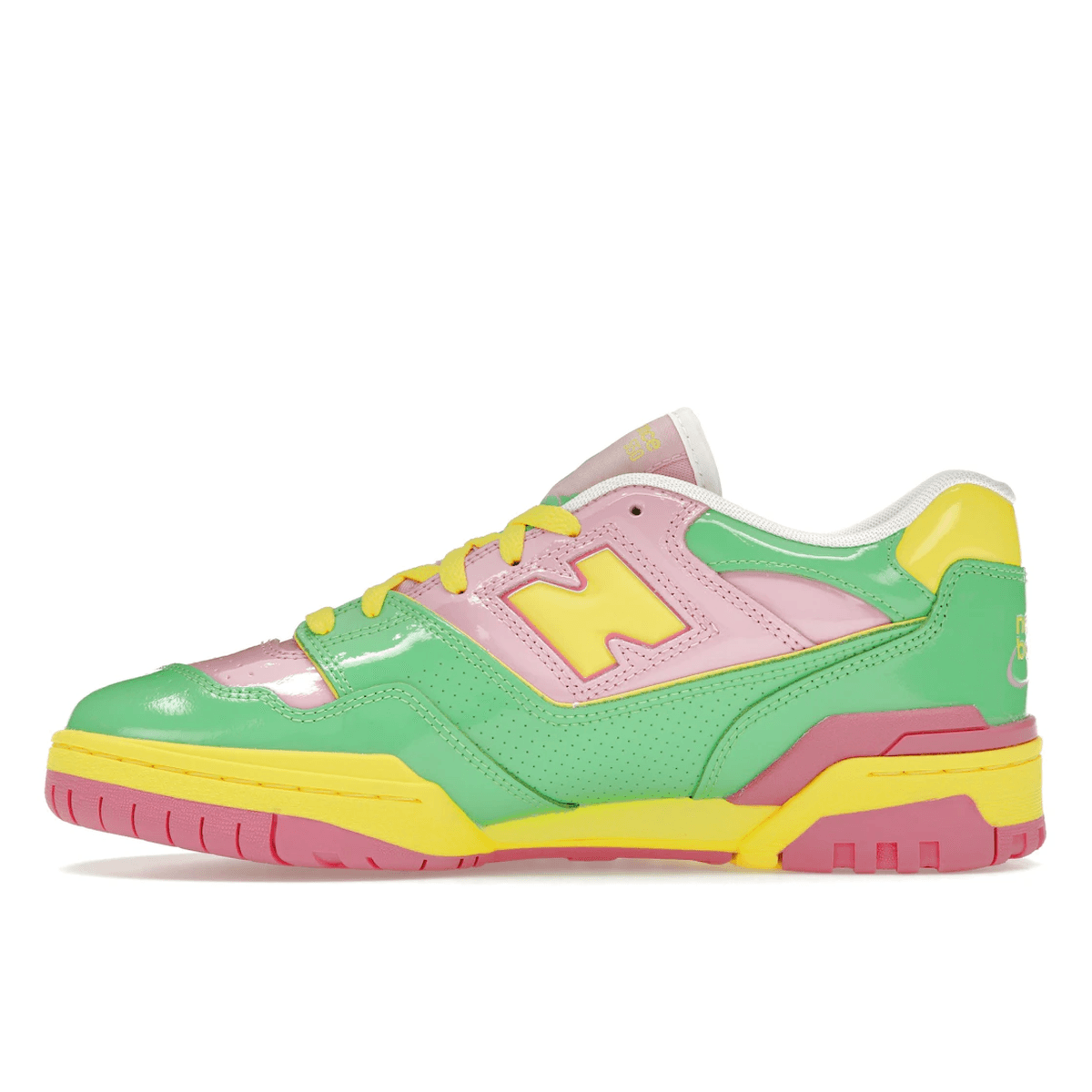 New Balance 550 Y2K Patent Leather Pack Pink Green - Sneakerzone