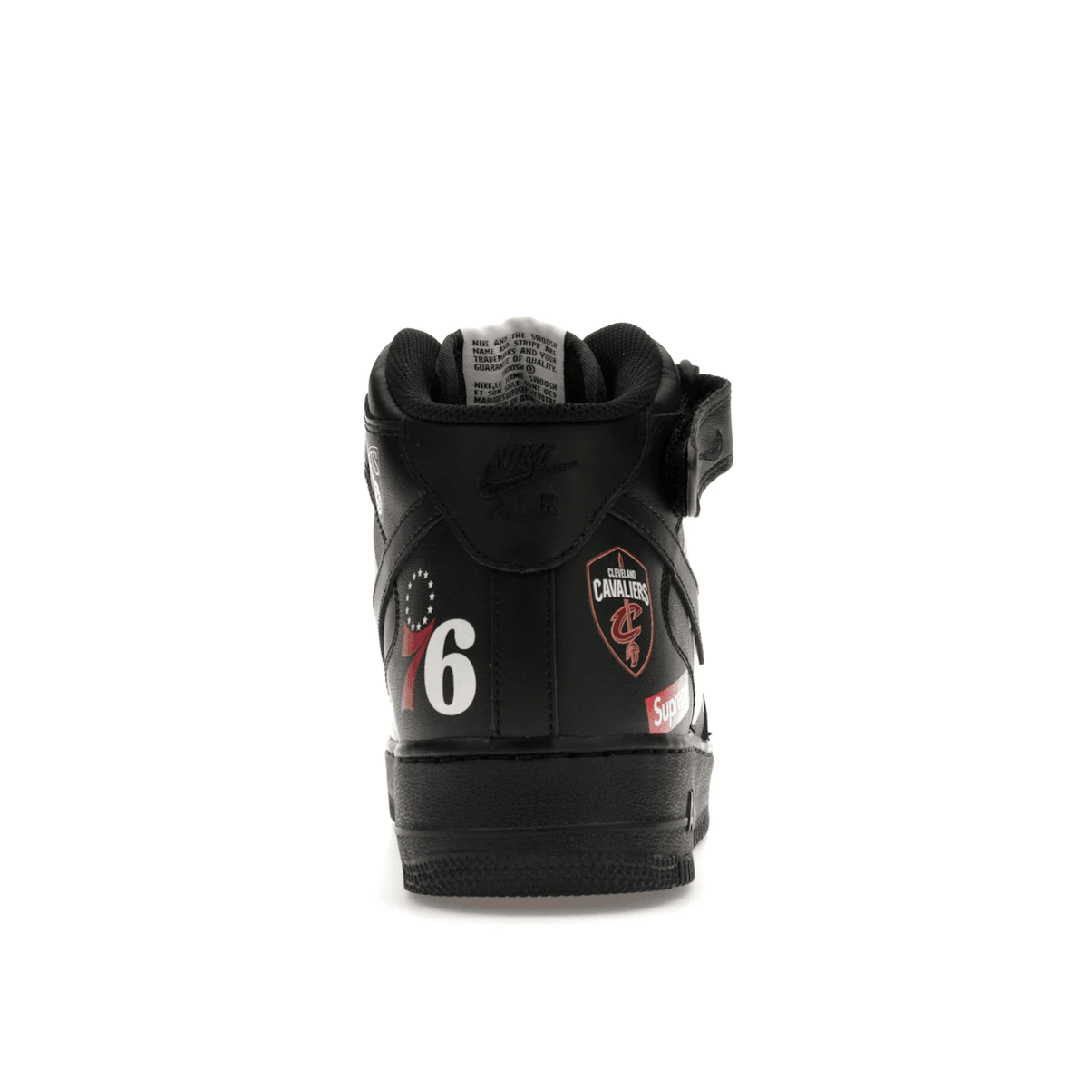 Nike Air Force 1 Mid Supreme NBA Black - Sneakerzone