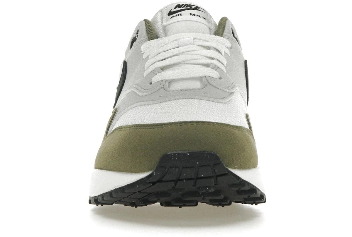 Nike Air Max 1 White Black Medium Olive secondary image