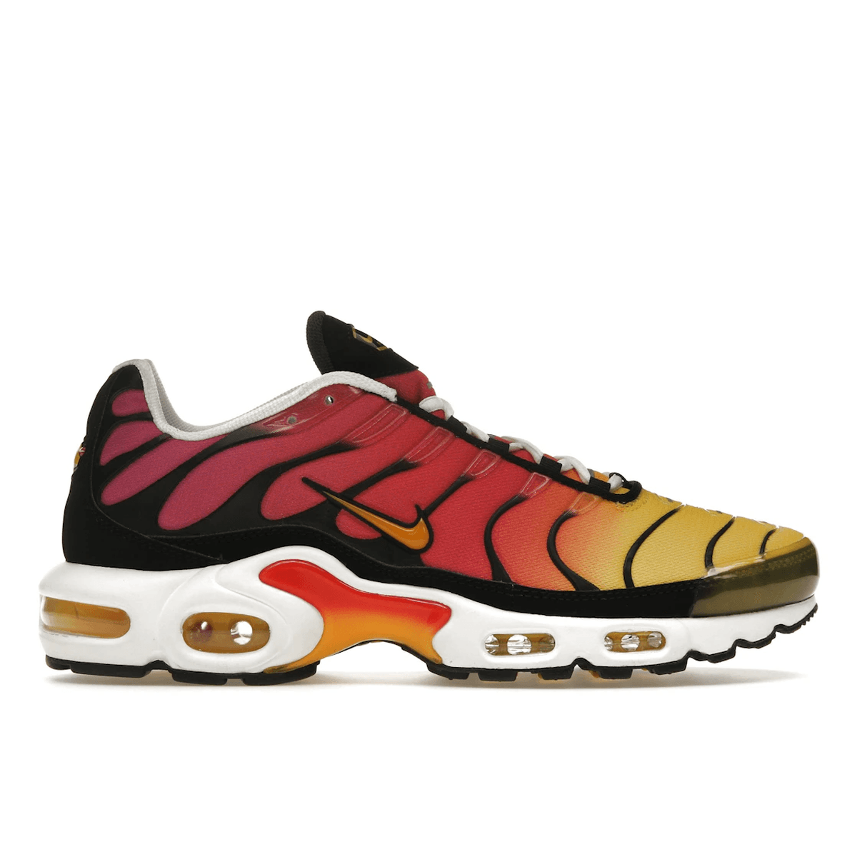 nike air max plus yellow and pink